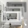 LED Vanity Mirror for Bathroom - Dimmable Lighted Bathroom Mirror with Anti-Fog Touch Buttons Control, Wall Mounted LED Vanity Mirror and Makeup Mirror for Bathroom (72 X 36 inch) view 4