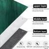 Abstract Emerald Green Area Rug for Bedroom Living Room Home Office Decor Throw Rugs Non-Slip Floor Mats Carpets,4'x6' view 3