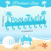 Capoda Pool Towel Rack Metal Hook Rack Wall Mounted Summer Beach Pool Towel Holder with 8 Hooks for Storage Robe Swimsuit, Coat, Bags, Phone, Keys(Blue) view 2