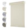 Persilux Window Blinds Cordless Free-Stop 100% Blackout Roller Shades for Windows Shades with Texture Fabric UV Protection Thermal Insulated Roller Blinds for Home, Bedroom (65.5" W x 72" H, Beige) view 1