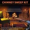 Sealegend 26FT Chimney Sweep Kit Rotary Flexible Cleaning Brush with 8 Rods view 3
