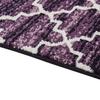 Better Trends Savio Collection 17" x 24" Bath Rug, Non Slip Bath Mat & Washable Bath Rugs, 100% Polyester Premium Bath Floor Mat, Perfect Bath Mats for Bath - Purple Bath Rugs view 3