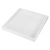 QANYEGN Desktop Storage Organize, Multi Purpose Vt Tray, Wood White Tray for Jewelry, Food, Cosmetics view 1