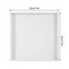 QANYEGN Desktop Storage Organize, Multi Purpose Vt Tray, Wood White Tray for Jewelry, Food, Cosmetics view 2