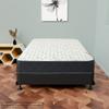 Spring Coil Coil, 4.5-Inch Sturdy Box Spring for Mattress Support-Durable and Easy to Assemble Natural Wood Foundation for Twin, Gray view 2