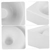 DOITOOL Donut Circle Silicone Circle Stencils Donut Mould Donut Baking Pan Donut Baking Tray Cake White Food Grade Donut Cake Molds Silicone Donut Maker Silicone Donut view 2