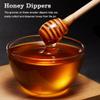 QANYEGN 50Pcs Wooden Honey Dipper Sticks, Honeycomb Dipper, Honey Jar Dispensing and Collecting for Wedding Party Favors(8CM) view 3