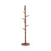 Coat Rack Freestanding Coat Tree Simple Sturdy Wooden Coat Rack Stand, Entryway Hall Tree Coat Tree with Base for Hat Clothes Purse Scarves Umbrella Wooden Coat Rack Metal coat rack Tree Coat Stand view 1
