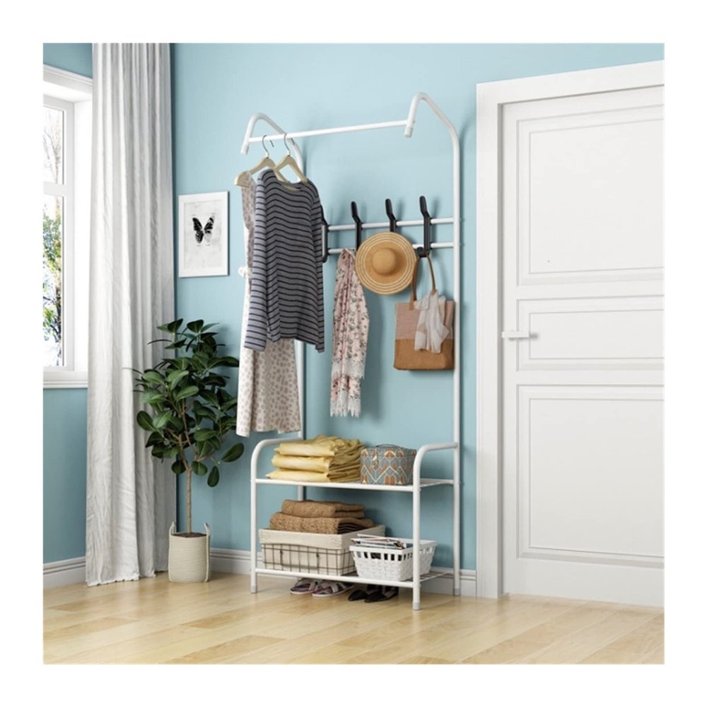 Coat Rack Freestanding Coat Tree Clothing Rack Removable Bedroom Hanging Clothes Rack Stand Floor Standing Coat Rack Clothes Hangers Storage Shelf Hat Stand Wooden Coat Rack Metal coat rack Tree Coat