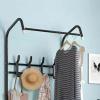 Coat Rack Freestanding Coat Tree Clothing Rack Removable Bedroom Hanging Clothes Rack Stand Floor Standing Coat Rack Clothes Hangers Storage Shelf Hat Stand Wooden Coat Rack Metal coat rack Tree Coat view 2