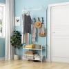 Coat Rack Freestanding Coat Tree Clothing Rack Removable Bedroom Hanging Clothes Rack Stand Floor Standing Coat Rack Clothes Hangers Storage Shelf Hat Stand Wooden Coat Rack Metal coat rack Tree Coat view 4
