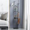 Coat Rack Freestanding Coat Tree Metal Coat Rack Stable Marble Base Living Room Hanger with Hooks Metal Tree Hat or Coat Hanger Floor Free Standing Wall Bedroom Wooden Coat Rack Metal coat rack Tree view 4