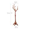 Coat Rack Freestanding Coat Tree Chinese style Coat Rack Freestanding Wooden Coat Tree, Used in the Bedroom Living Room Office to Hang Clothes Hats Bags Wooden Coat Rack Metal coat rack Tree Coat Sta view 3