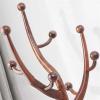 Coat Rack Freestanding Coat Tree Chinese style Coat Rack Freestanding Wooden Coat Tree, Used in the Bedroom Living Room Office to Hang Clothes Hats Bags Wooden Coat Rack Metal coat rack Tree Coat Sta view 4