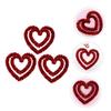3pcs Wreath Heart Lovely Pendant Decor Valentine's Day Decoration Valentine's Day Hanging Pendant Wedding Decorations Valentine's Day Heart-Shape Decoration Valentine's Day Pendant view 3