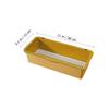 Cabilock 2pcs Transparent Flatware Tray Utensil Organizer: Chopsticks Storage Box with Lid, Plastic Utensil Drawer Organizer Silverware Drawer Organizer Tray Cooking Dinnerwar view 2