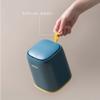 DYPASA Garbage Can Desktop Desktop Trash Can Indoor Trash Can Cute Girl Bedroom Trash Can Mini Trash Can Office Car Trash Can Wastepaper Basket (Color : 1) view 4