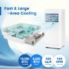 PETSITE 10000 BTU Portable Air Conditioners, Room Air Conditioner with Remote Control, 3-in-1 Stand up AC Unit With 24H Timer & Window Kit for Home Office Dorms, Cools up to 350 Sq. Ft view 2