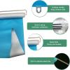 Sunshade roller blinds with suction cups,Lightweight blackout Shades,retractable Temporary Windows Blinds,privacy protection,UV protection roll up Shades,cordless Drape,Orange-35125cm14*49in view 2