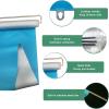 Sunshade roller blinds with suction cups,Lightweight blackout Shades,retractable Temporary Windows Blinds,privacy protection,UV protection roll up Shades,cordless Drape,Orange-68125cm27*49in view 2