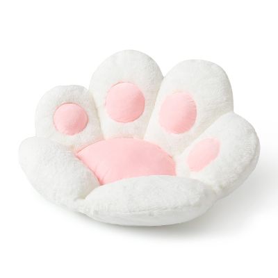 PITIKI Cat Paw Cushion Kawaii Chair Cushions 31.4 x 27.5 inch Cute Stuff Seat Pad Comfy Lazy Sofa Office Floor Pillow for Gaming Chairs Room Decor (31.4 x 27.5 inches80 x 70 cm), White