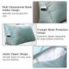 BRAHMIHITA Headboard Wedge Pillows Detachable and Washable Backrest Reading Pillows Comfortable Waist Protection Triangular Bed Wedge Pillow view 4