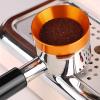 51mm Dosing Funnel, Aluminum Coffee Dosing Ring Espresso Portafilter Funnel with Magnetic Replacement for Home Cafe Barista (51mm, Gold) view 2