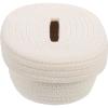 Ipetboom Cotton Rope Tissue Box Napkin Storage Case Woven Cotton Decorative Holder view 1
