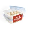 Chef Pomodoro Large Pizza Dough Proofing Box with 2 Trays and 2 Lids, 17.3 x 13.4, Pizza Dough Container with Lid Fits 6-8 Dough Balls, Pizza Dough Tray With Convenient Carry Handle (Blue) view 1