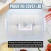 Chef Pomodoro Large Pizza Dough Proofing Box with 2 Trays and 2 Lids, 17.3 x 13.4, Pizza Dough Container with Lid Fits 6-8 Dough Balls, Pizza Dough Tray With Convenient Carry Handle (Blue) view 3
