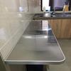 BLOHDI Bar Table, Folding Wall Tables Folding Kitchen Table Work Table | Small Space Saving Hanging Table Small, Stainless Steel (Size : 120 * 30cm) view 1