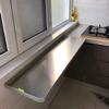 BLOHDI Bar Table, Folding Wall Tables Folding Kitchen Table Work Table | Small Space Saving Hanging Table Small, Stainless Steel (Size : 120 * 30cm) view 4