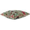 Mam Treasures Velvet Floral Flower Bird Throw Pillow Sofa Cushion Cover Case Couch Bohemian Accent Colorful Boho Chic Indian Handmade Cover Only (20X20 Inches, Olive) view 2