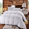 AHJ Beddings Comforter Set 7 Piece Bed in a Bag with 300GSM Comforter and 8 inch Deep Pocket Sheet Set - 600 Thread Counts, 100% Egyptian Cotton - RV/Short Queen Size, White Solid view 1