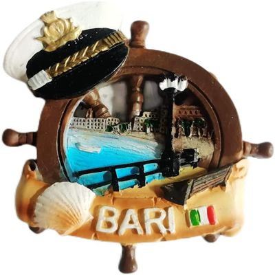 Italy Bari Bari Magnet Fridge Refrigerator Magnet Decoration Sticker Souvenir Resin Crafts Kitchen Whiteboard