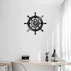 Wall Clocks for Living Room Sound for Sailing Boats Handmade Vinyl Clocks Creative Mute Living Room Bedroom Home Wall Clock view 2