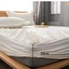 Extra Deep Pocket Sheets,Thick Cotton Quilted Mattress Protector, Bedroom Hotel Homestay Solid Color Bed Cover Mattress Protector (Khaki 200cmx220cm+30cm) view 3