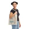 This Llama doesn't want your drama Canvas Tote Bag Natural/One size view 2