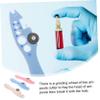 Bottle Openers 3pcs Bottle Opener Pill Cutter Ampules Golden Massage Roller Bottle Opener Tools Ampoule Cutter Accessory Portable Grinding Wheel Bottle Cutter view 4