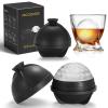 ACOOKEE Novelty Golf Ball Ice Maker Mold Set of 2, Funny Golf Gifts for Men Golfers, 2.5" Large Sphere Round Ice Cube Molds for Whiskey, Bourbon, Cocktails view 1