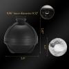 ACOOKEE Novelty Golf Ball Ice Maker Mold Set of 2, Funny Golf Gifts for Men Golfers, 2.5" Large Sphere Round Ice Cube Molds for Whiskey, Bourbon, Cocktails view 2