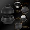 ACOOKEE Novelty Golf Ball Ice Maker Mold Set of 2, Funny Golf Gifts for Men Golfers, 2.5" Large Sphere Round Ice Cube Molds for Whiskey, Bourbon, Cocktails view 3