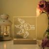 Personalized night light gifts for Dad, Daddy and Kids fist bump nightlight, Daddy gift, Dad room decor nightlight, custom Fathers day gift from kids, Birthday gift for dad, Father day decor gift/4 view 3