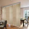 5-Panel Single Rail Panel Track Extendable 58"-110" W x 94" H, Panel Width 23.5", Wheat, Rosemary view 1