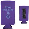 Ahoy Fuckers Magnetic Slim Can Coolie (Purple) view 2