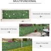 Artificial Greenery Outdoor Privacy Panel 59X314.96 Inch, Fake Leaf Wall Decor for Garden, Fence, Yard, Hanging Wreath, Artificial Greenery Plant(Size:39.37x393.7 inches) view 4