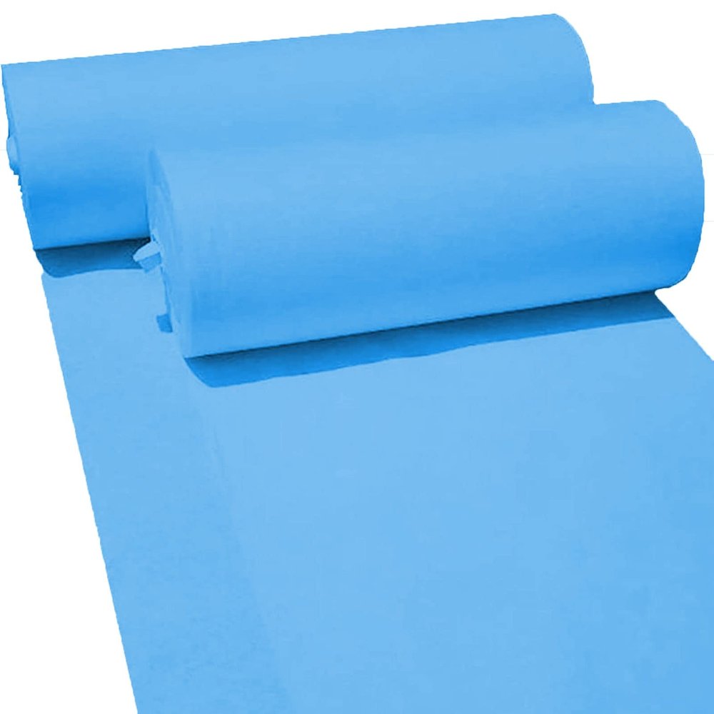 Wedding Aisle Runner Carpet, Blue Walkway Floor Carpet Rug 2mm Thickness Wear-Resistant Runway Runner Event Carpet for Wedding Decorations, Cuttable (Size : 1.5x15m)