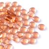 50PCS Mini Glass Gems,Pink Mancala Stones Flat Bottom Marble Beads for Home Decorative Art Craft Vase Filler(0.5"~0.7") view 1