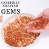 50PCS Mini Glass Gems,Pink Mancala Stones Flat Bottom Marble Beads for Home Decorative Art Craft Vase Filler(0.5"~0.7") view 2