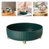 Rotary Storage Rack, Lazy Susan Turntable for Cabinet Rotating Spice Rack, 360 Rotating Storage Rack Turntable Cabinet Organizer Kitchen Storage Cosmetic Makeup Organizers (Large, Green) view 1